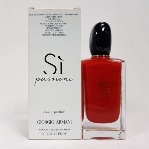 Gorgio Armani Giorgio Armani Si Passione Eau De Parfum Spray for Women, 3.4 Oz (tester) , 3.4 Oz