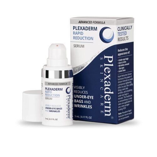 Plexaderm Rapid Reduction Eye Serum - Advanced Formula - Anti Aging Serum Visibly Reduces Under-Eye Bags, Wrinkles, Dark Circles, Fine Lines & Crow'...